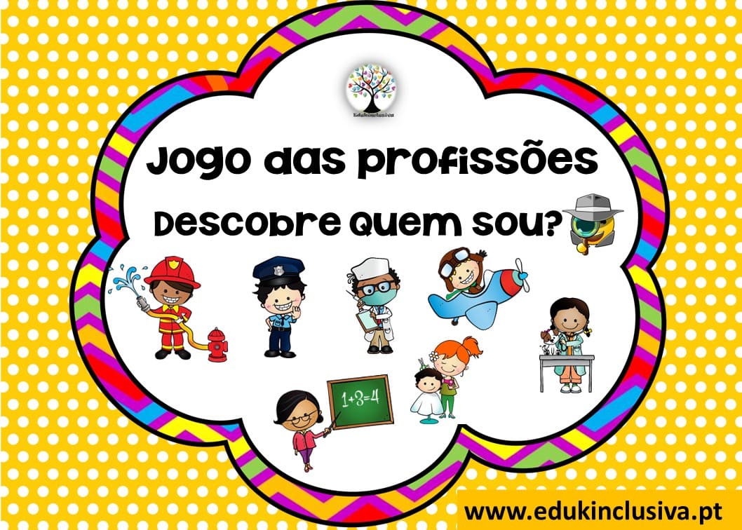 Jogo Das Profiss Es Quem Sou Edukinclusiva